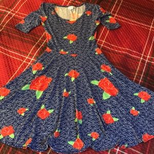 LuLaRoe Limited Edition Floral Nicole Dress